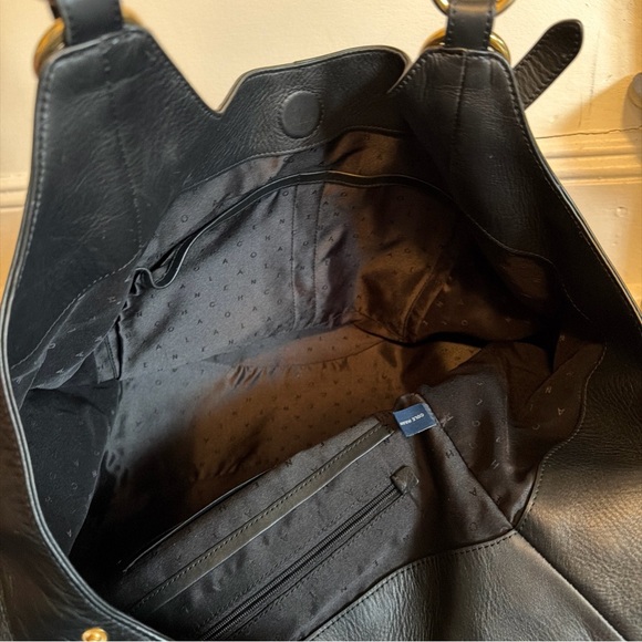 Cole Haan Black Leather Shoulder Bag - Picture 10 of 16